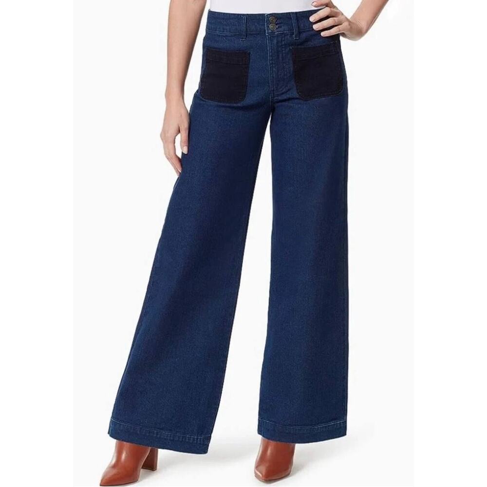 Gloria Vanderbilt Christian Siriano Alfie Wide Leg Ankle Jeans Womens size 12